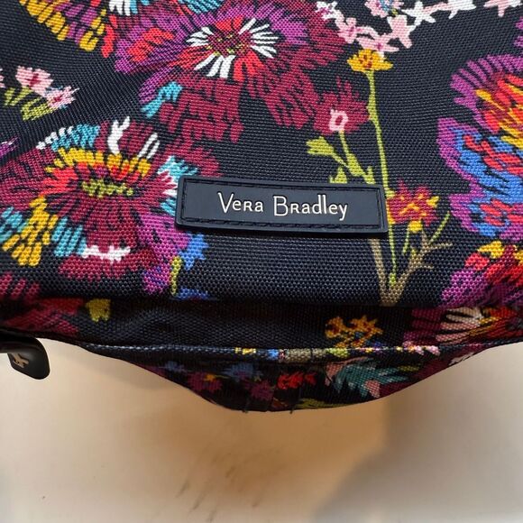 VERA BRADLEY Lunch Bag Container Black Multicolored Floral - Picture 2 of 7